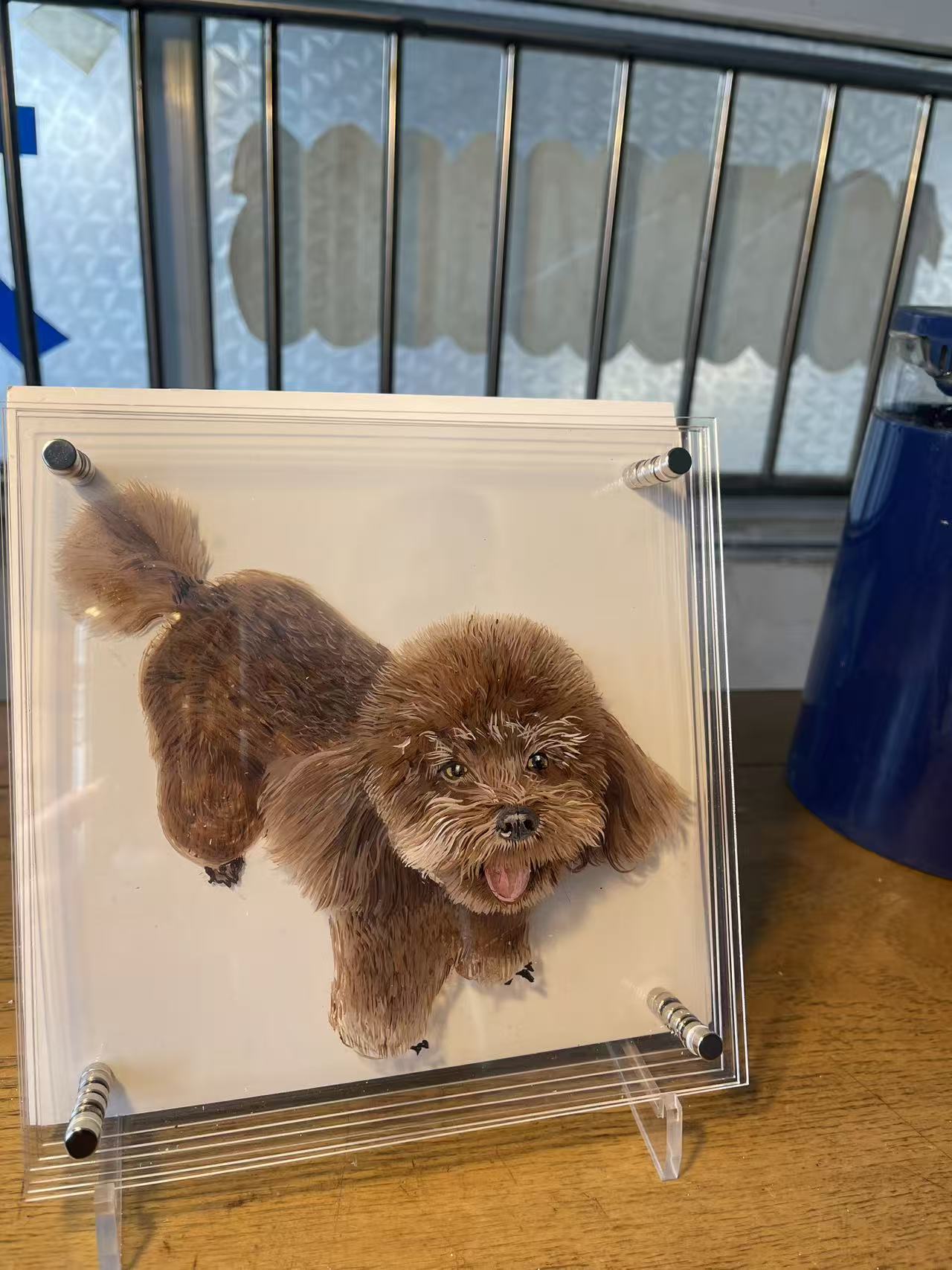 Handmade Custom Multi-Layer 3D Acrylic Pet Portrait | Personalized Gift for Pet Lovers | Send Photo to Customize