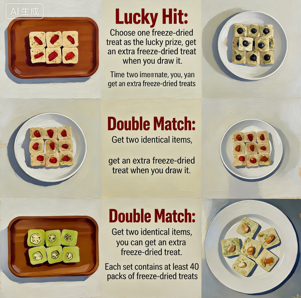 Pet Treat Blind Box: Surprise Snack Selection for Dogs & Cats