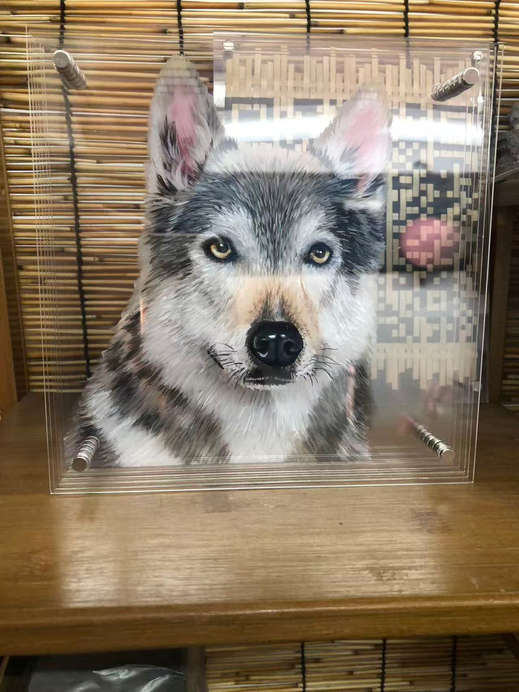 Handmade Custom Multi-Layer 3D Acrylic Pet Portrait | For Your Cherished Pet