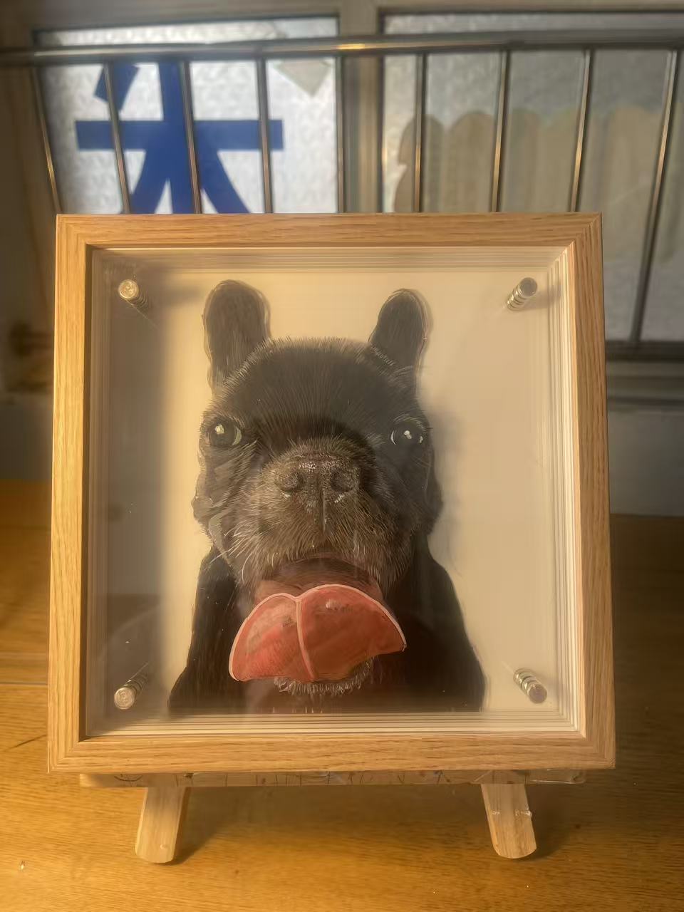 Handmade Custom Multi-Layer 3D Acrylic Pet Portrait | Personalized Gift for Pet Lovers | Send Photo to Customize
