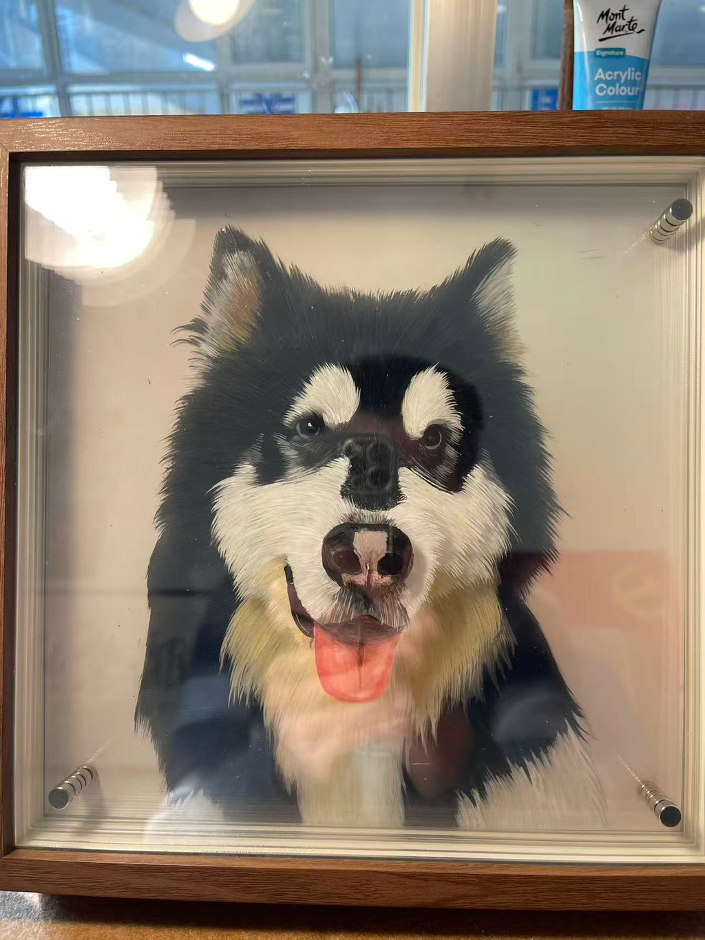 Handmade Custom Multi-Layer 3D Acrylic Pet Portrait | For Your Cherished Pet