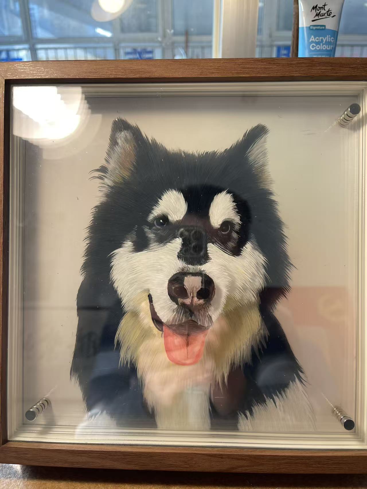 Handmade Custom Multi-Layer 3D Acrylic Pet Portrait | Personalized Gift for Pet Lovers | Send Photo to Customize